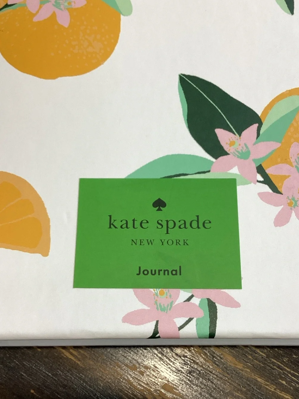 Kate Spade Orange Toss Hardcover Journal